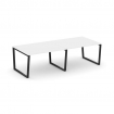 Style Project Стол переговорный SN-6T2.SPRG-042.3 Белый/Металл Черный 2360*1180*750