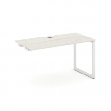Style Project Стол-приставка к опор. элем. SN-6O.OPRS-001 Дуб Наварра/Металл Белый 980*600*750