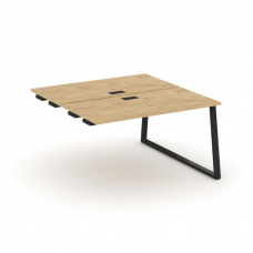 Style Project Стол-приставка к опор. элем. SN-6T1.DPRS-002 Тиквуд Светлый/Металл Черный/Заглушка Пла