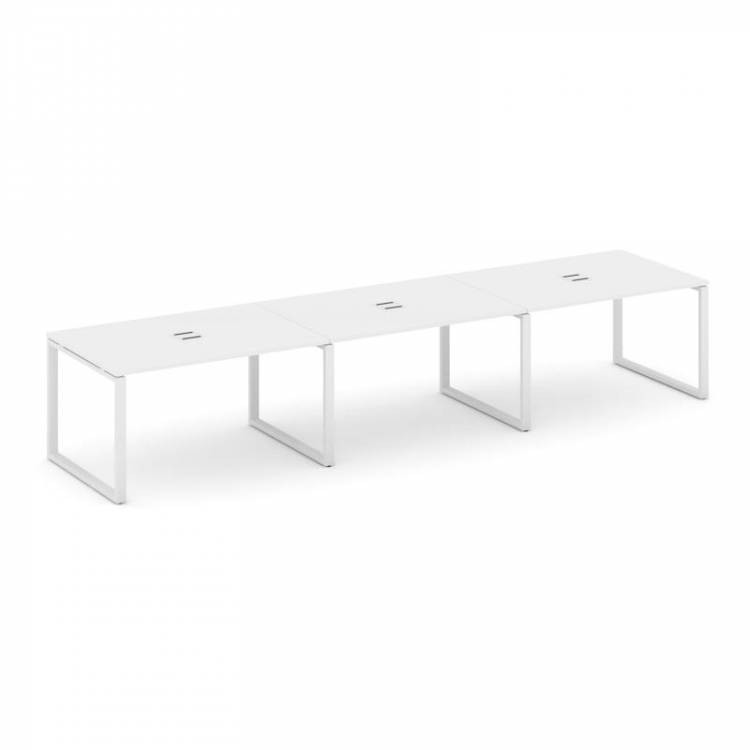 Style Project Стол переговорный SN-6O.SPRG-023 Белый/Металл Белый 4410*980*750