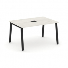 Style Project Стол переговорный SN-6A.SPRG-001 Дуб Наварра/Металл Черный 980*980*750