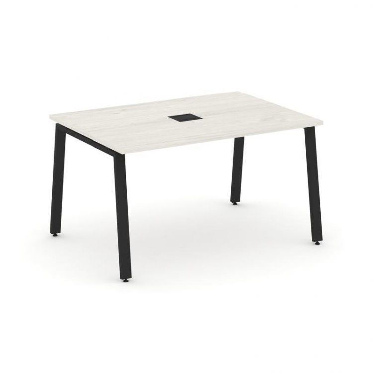Style Project Стол переговорный SN-6A.SPRG-001 Дуб Наварра/Металл Черный 980*980*750