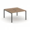 Style Project Рабочая станция 2-х сторон. SN-6P.DRS-002 Дуб Табак/Металл Антрацит 1180*1232*750