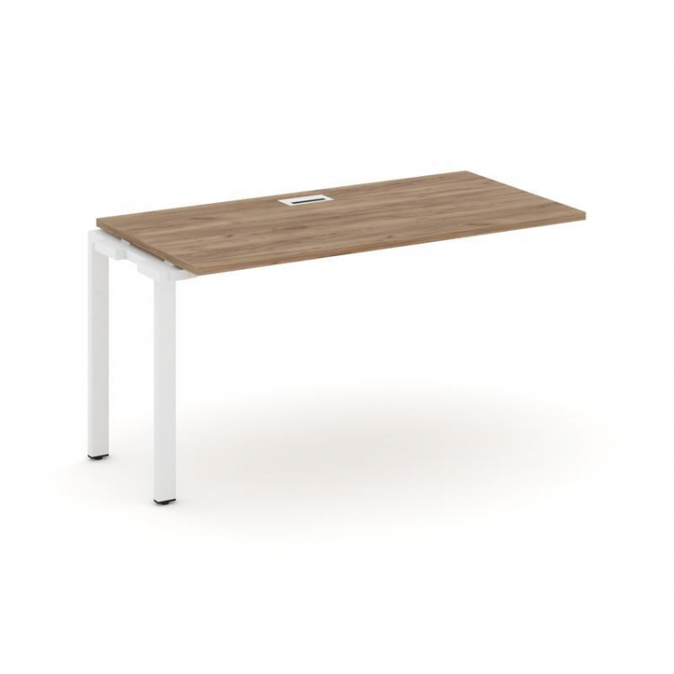 Style Project Проходной наб. элем. SN-6P.ONRS-004 Дуб Табак/Металл Белый 1580*600*750