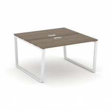 Style Project Рабочая станция 2-х сторон. SN-6T2.DRS-003 Вяз Благородный/Металл Белый/Заглушка Пласт