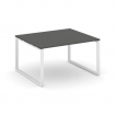 Style Project Стол переговорный SN-6O.SPRG-032.3 Антрацит/Металл Белый 1180*1180*750
