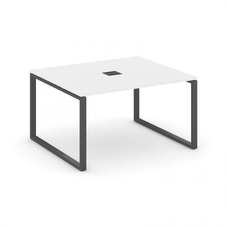 Style Project Стол переговорный SN-6O.SPRG-034 Белый/Металл Антрацит 1580*1180*750