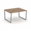 Style Project Стол переговорный SN-6T2.SPRG-034.3 Дуб Табак/Металл Серый 1580*1180*750