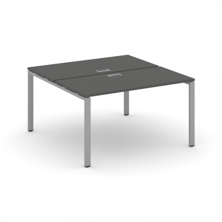 Style Project Рабочая станция 2-х сторон. SN-6P.DRS-024 Антрацит/Металл Серый 1580*1632*750