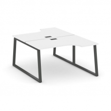 Style Project Рабочая станция эргоном. SN-6T1.DRPA-011 Белый/Металл Антрацит/Черный Пластик 1380*700