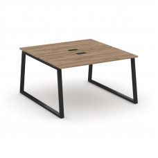 Style Project Рабочая станция 2-х сторон. SN-6T1.DRS-022 Дуб Табак/Металл Черный/Заглушка Пластик Че