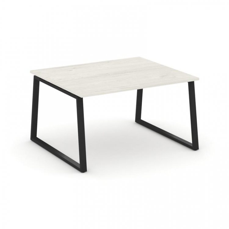 Style Project Стол переговорный SN-6T1.SPRG-033.3 Дуб Наварра/Металл Черный 1380*1180*750