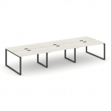 Style Project Рабочая станция 2-х сторон. SN-6O.DRS-073 Дуб Наварра/Металл Антрацит 4140*1432*750