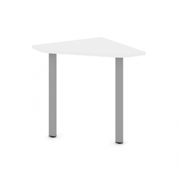 Style Project Угловой элемент стола SN-6.USP-001 Белый/Металл Серый 600*600*750