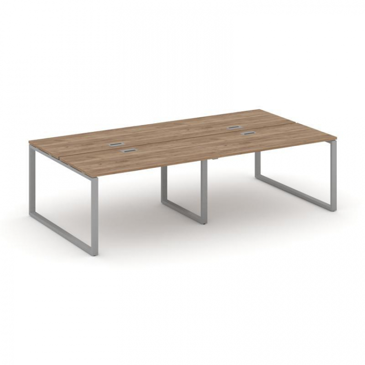 Style Project Рабочая станция 2-х сторон. SN-6O.DRS-034 Дуб Табак/Металл Серый 3160*1232*750