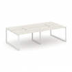 Style Project Рабочая станция 2-х сторон. SN-6O.DRS-042 Дуб Наварра/Металл Белый 2360*1432*750