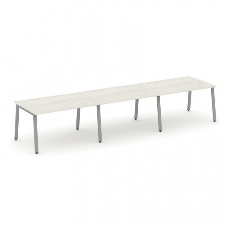 Style Project Стол переговорный SN-6A.SPRG-023.3 Дуб Наварра/Металл Серый 4410*980*750