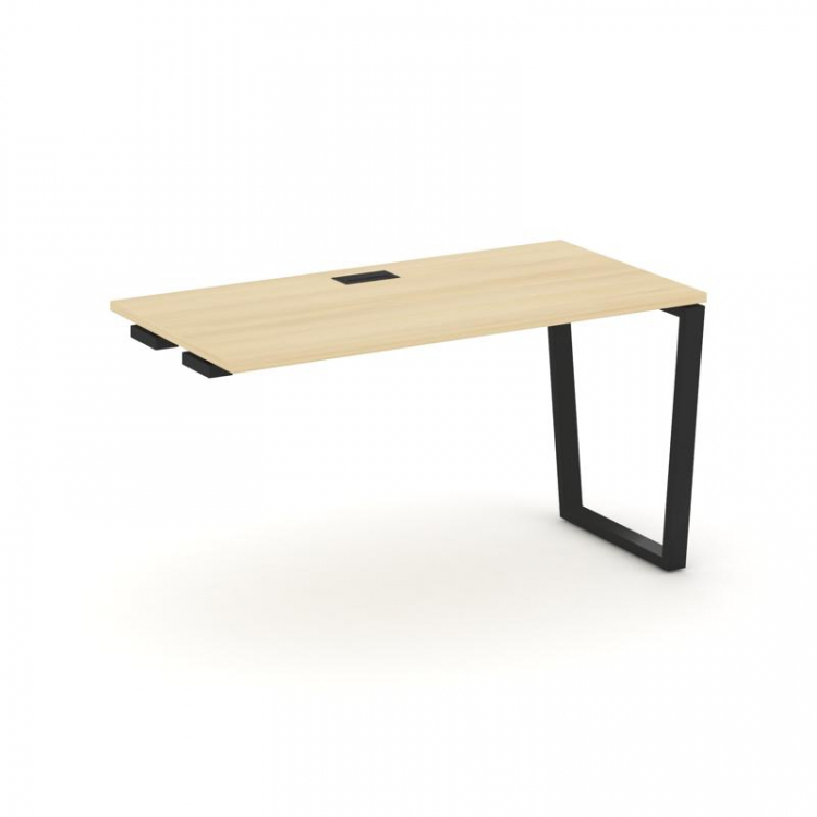 Style Project Стол-приставка к опор. элем. SN-6T2.OPRS-003 Акация Лорка/Металл Черный/Заглушка Пласт