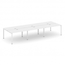 Style Project Рабочая станция 2-х сторон. SN-6P.DRS-074 Белый/Металл Белый 4740*1432*750