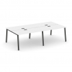 Style Project Рабочая станция 2-х сторон. SN-6A.DRS-031 Белый/Металл Антрацит 1960*1232*750