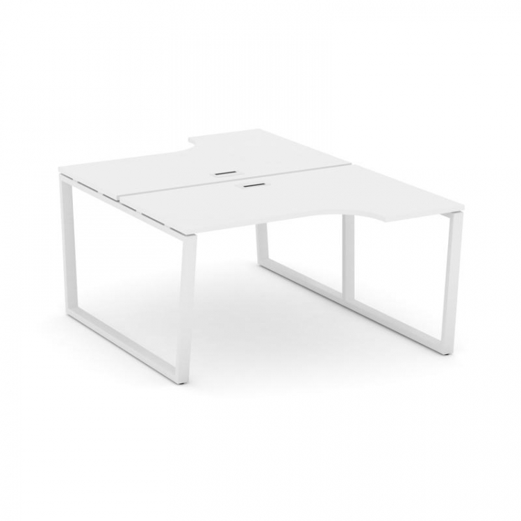 Style Project Рабочая станция эргоном. SN-6T2.DRPA-012 Белый/Металл Белый/Заглушка Пластик Белый 158