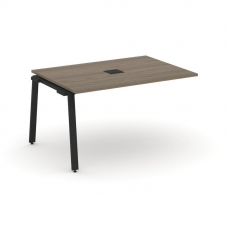 Style Project Проходной наб. элем. перег. стола SN-6A.NSPRG-003 Вяз Благородный/Металл Черный 1380*9