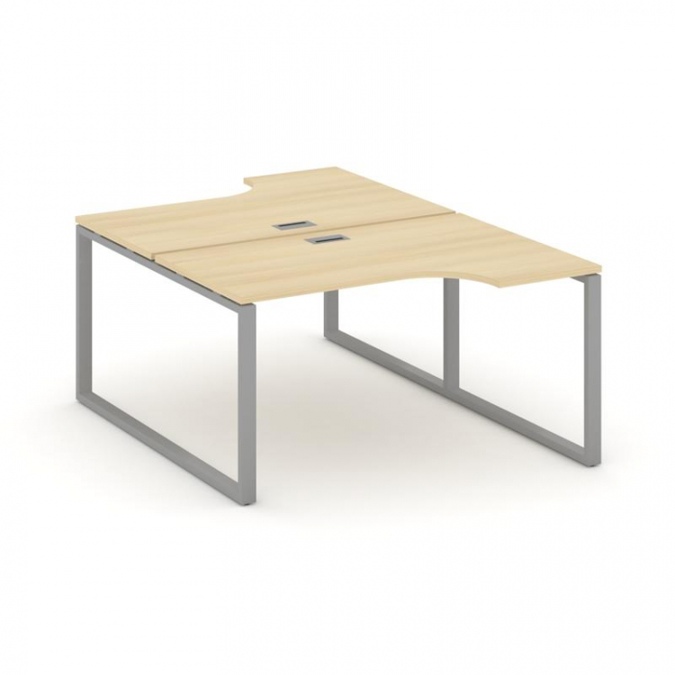 Style Project Рабочая станция эргоном. SN-6O.DRPA-021 Акация Лорка/Металл Серый 1380*1632/1992*750