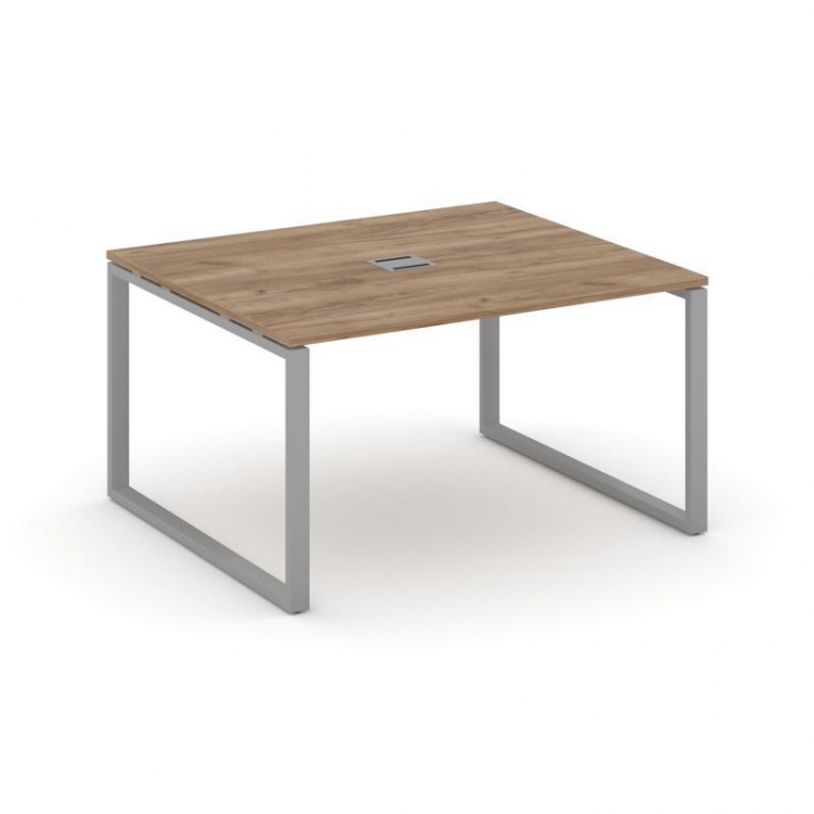 Style Project Стол переговорный SN-6O.SPRG-033 Дуб Табак/Металл Серый 1380*1180*750