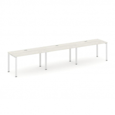 Style Project Рабочая станция 1 сторон. SN-6P.ORS-032 Дуб Наварра/Металл Белый 3540*600*750