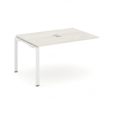 Style Project Проходной наб. элем. перег. стола SN-6P.NSPRG-004 Дуб Наварра/Металл Белый 1580*980*75