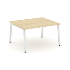 Style Project Стол переговорный SN-6A.SPRG-032.3 Акация Лорка/Металл Белый 1180*1180*750