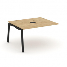 Style Project Проходной наб. элем. перег. стола SN-6A.NSPRG-034 Тиквуд Светлый/Металл Черный 1580*11