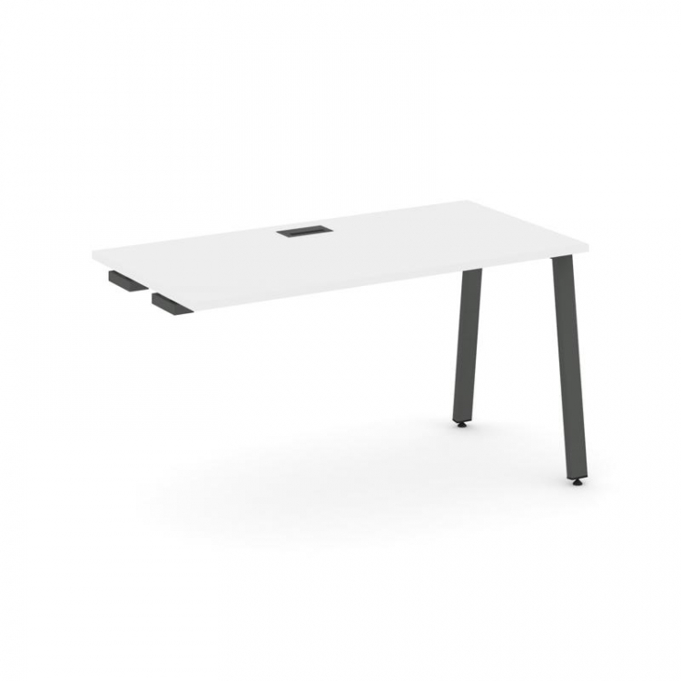 Style Project Стол-приставка к опор. элем. SN-6A.OPRS-004 Белый/Металл Антрацит 1580*600*750