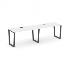 Style Project Рабочая станция 1 сторон. SN-6T2.ORS-011 Белый/Металл Антрацит/Черный Пластик 1960*700