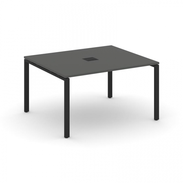 Style Project Стол переговорный SN-6P.SPRG-032 Антрацит/Металл Черный 1180*1180*750