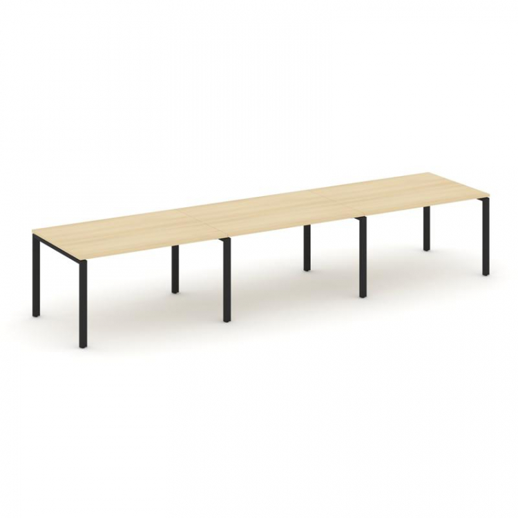 Style Project Стол переговорный SN-6P.SPRG-024.3 Акация Лорка/Металл Черный 4740*980*750