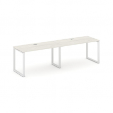 Style Project Рабочая станция 1 сторон. SN-6O.ORS-004 Дуб Наварра/Металл Белый 3160*600*750