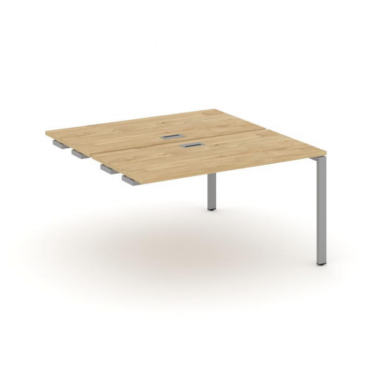 Style Project Стол-приставка к опор. элем. SN-6P.DPRS-003 Тиквуд Светлый/Металл Серый 1380*1232*750