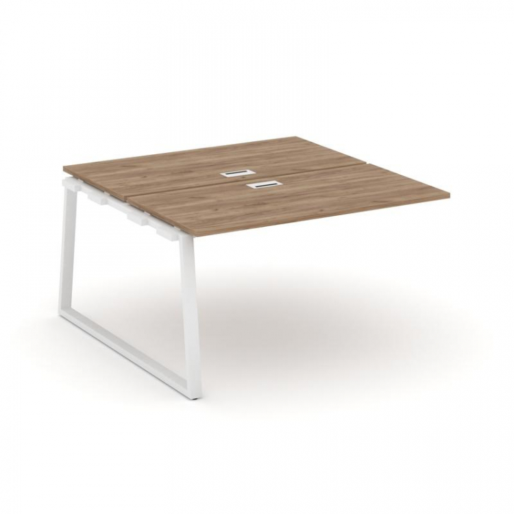 Style Project Проходной наб. элем. SN-6T1.DNRS-021 Дуб Табак/Металл Белый/Заглушка Пластик Белый 980