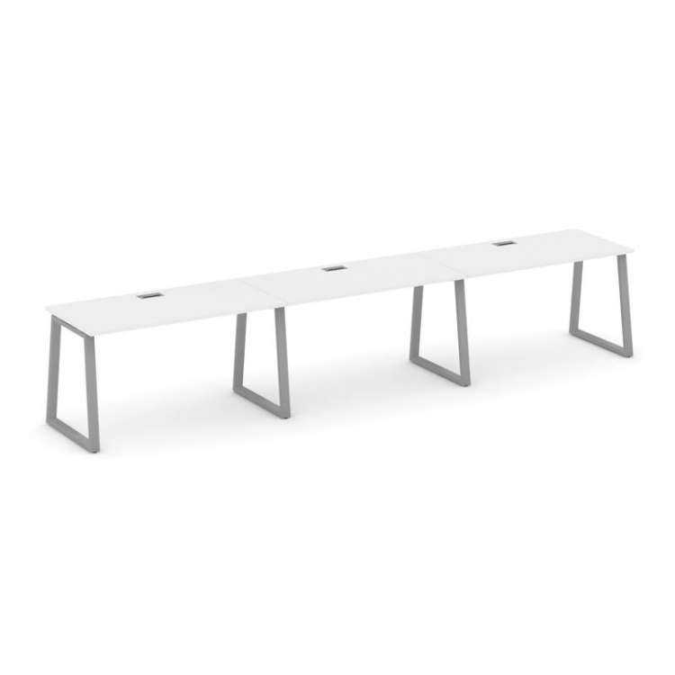 Style Project Рабочая станция 1 сторон. SN-6T1.ORS-053 Белый/Металл Серый/Заглушка Пластик Серебро 4