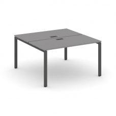 Стайл Проджект Рабочая станция двухсторонняя SN-6P.DRS-023 Серый Пепел/Металл Антрацит 1380*1632*750