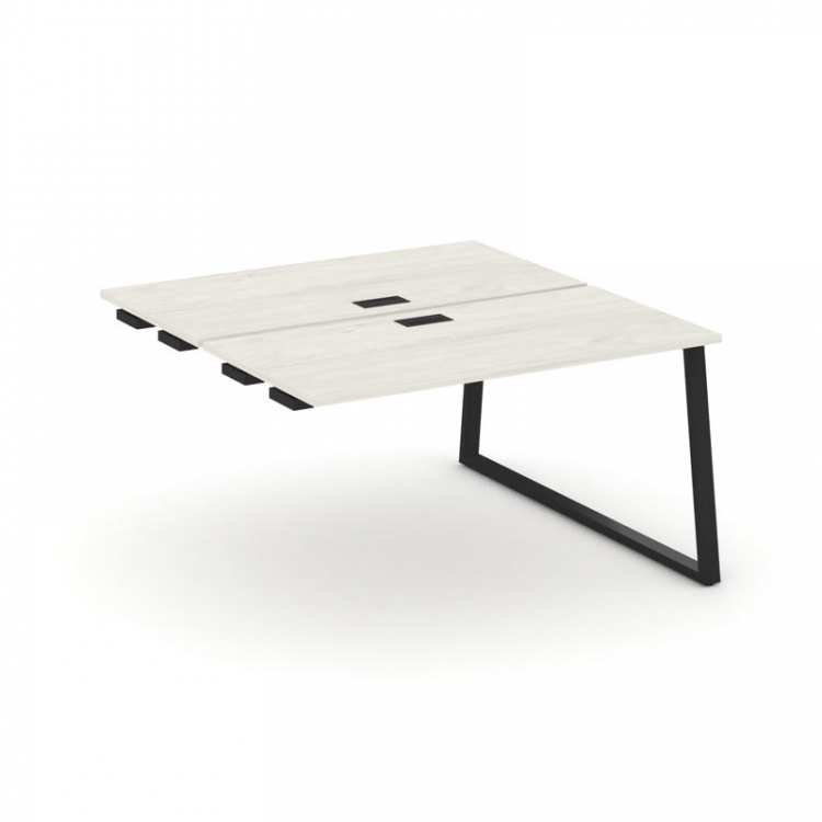 Style Project Стол-приставка к опор. элем. SN-6T1.DPRS-023 Дуб Наварра/Металл Черный/Заглушка Пласти