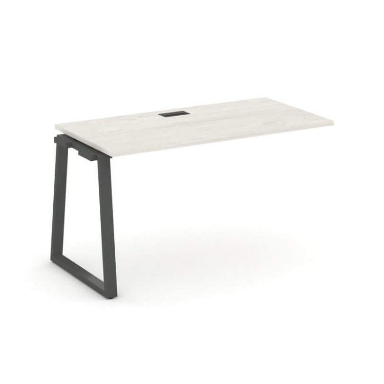 Style Project Проходной наб. элем. SN-6T1.ONRS-004 Дуб Наварра/Металл Антрацит/Черный Пластик 1580*6