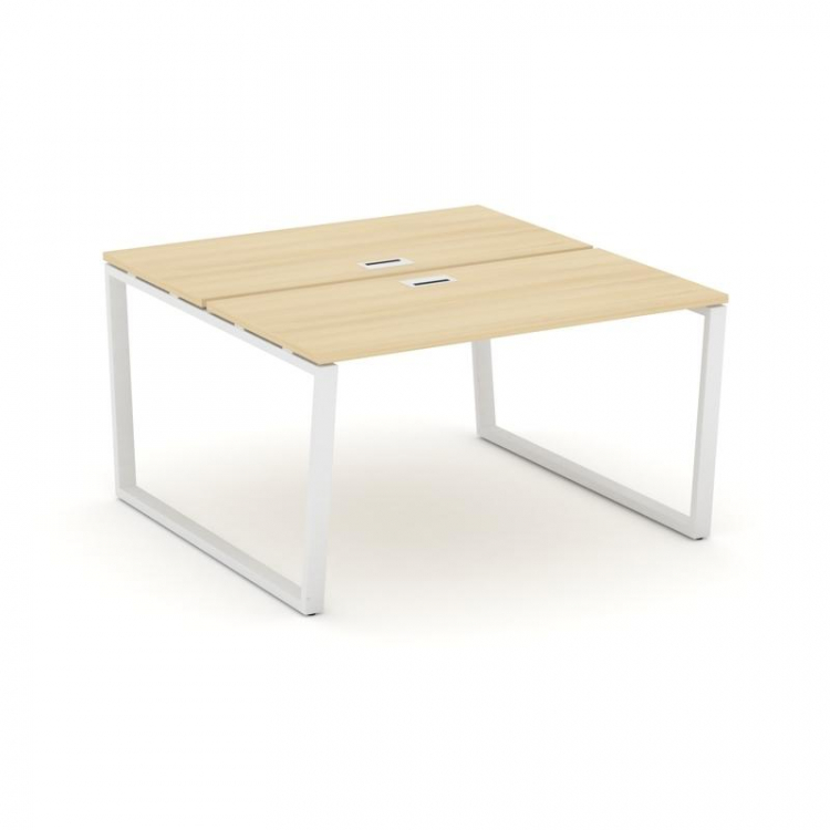 Style Project Рабочая станция 2-х сторон. SN-6T2.DRS-024 Акация Лорка/Металл Белый/Заглушка Пластик
