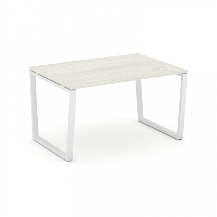 Style Project Стол переговорный SN-6T2.SPRG-001.3 Дуб Наварра/Металл Белый 980*980*750