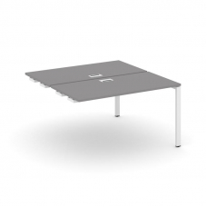 Стайл Проджект Стол приставка к опорным элементам SN-6P.DPRS-001 Серый Пепел/Металл Белый 980*1232*7