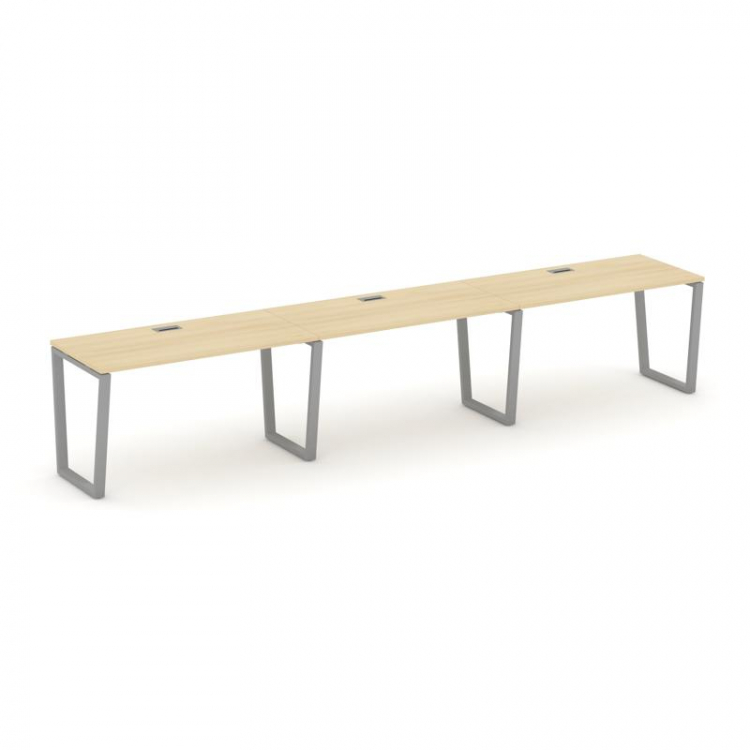 Style Project Рабочая станция 1 сторон. SN-6T2.ORS-032 Акация Лорка/Металл Серый/Заглушка Пластик Се