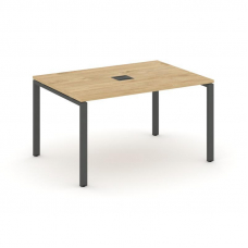 Style Project Стол переговорный SN-6P.SPRG-001 Тиквуд Светлый/Металл Антрацит 980*980*750