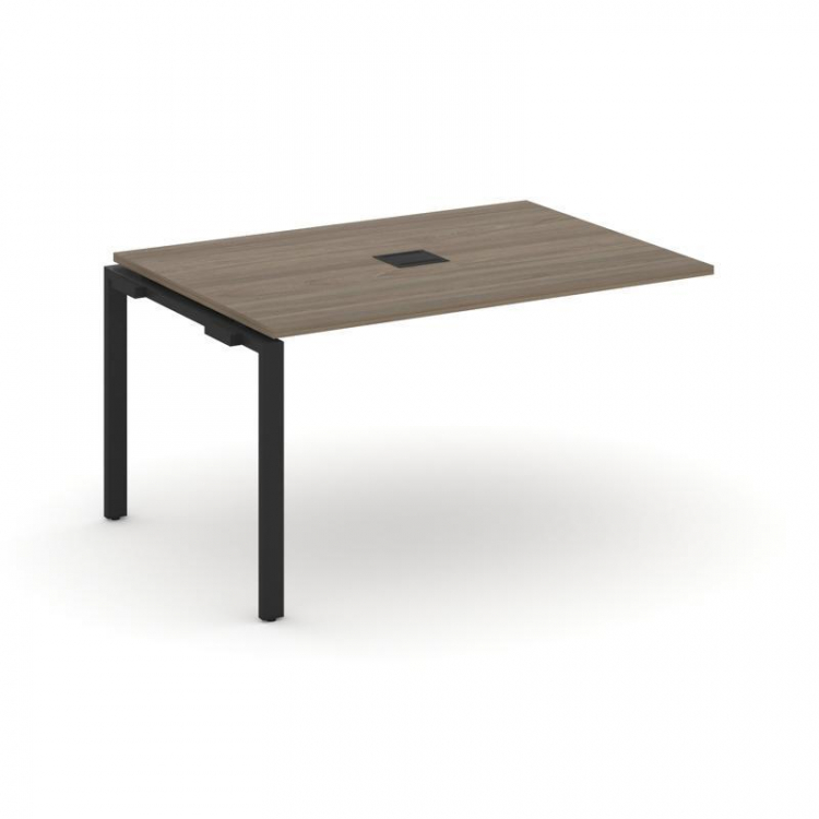 Style Project Проходной наб. элем. перег. стола SN-6P.NSPRG-002 Вяз Благородный/Металл Черный 1180*9