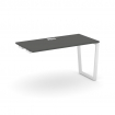 Style Project Стол-приставка к опор. элем. SN-6T2.OPRS-012 Антрацит/Металл Белый/Заглушка Пластик Бе
